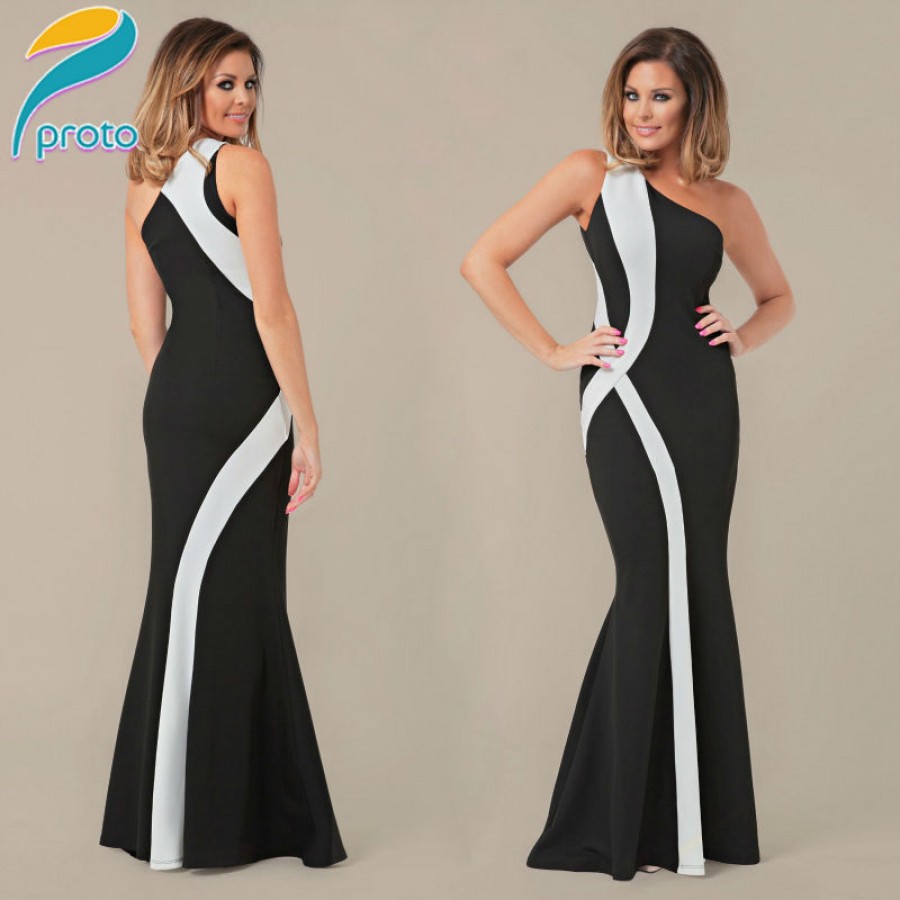 Strip Party Dress