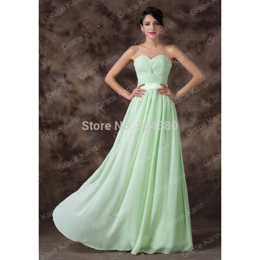 Real Imagine Off the Shoulder Green color  Chiffon 