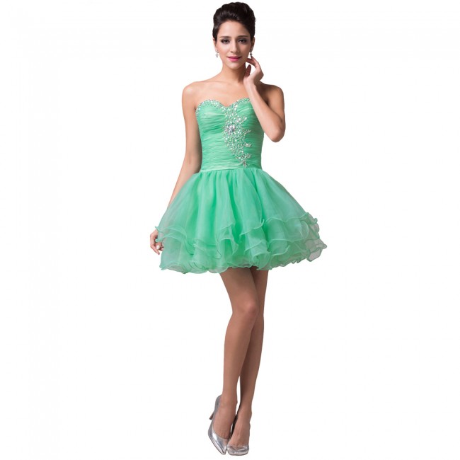 Vestido Madrinha Cheap Mini Length Wedding  Party Dresses  